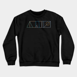 Geometric Sunset Strip Crewneck Sweatshirt